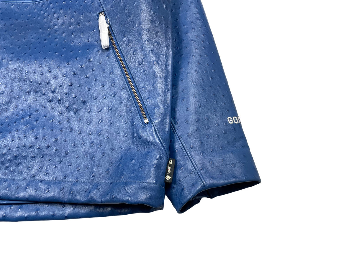 Supreme SS26 GORE-TEX Ostrich Embossed Leather Jacket